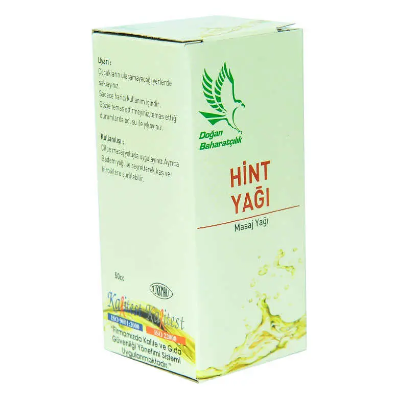 Hint Yağı 50 cc - Masaj ve Kaş Kripik Bakım Yağı 5
