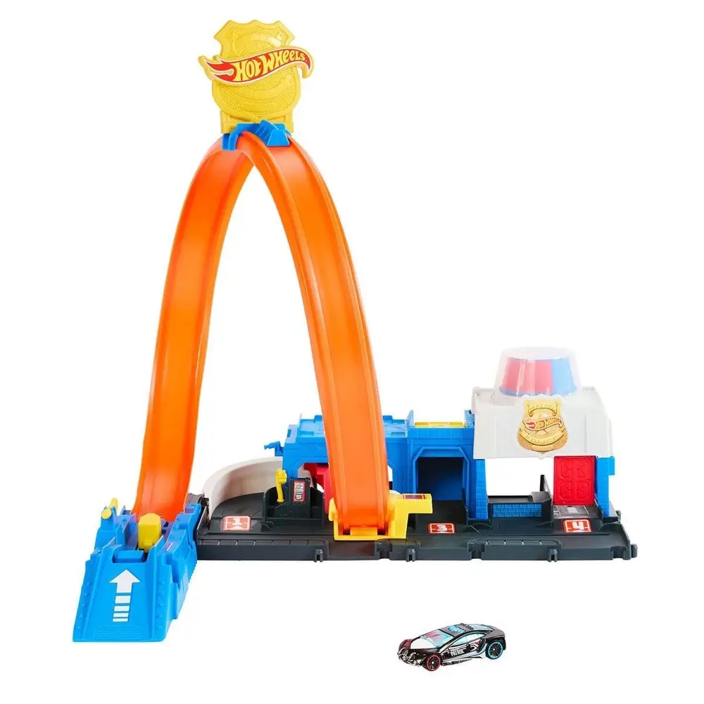 JBM71 Hot Wheels Polis İstasyonu Oyun Seti 2