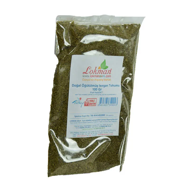 Isırgan u Doğal Öğütülmüş 100 Gr Paket 4