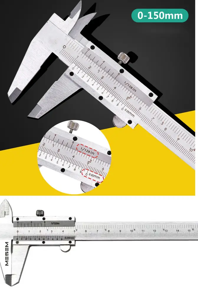Kumpas - Çelik Kumpas 0,01 mm - 150mm 6inc 2