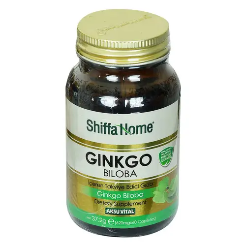 Shiffa Home Ginkgo Biloba Diyet Takviyesi 620 Mg x 60