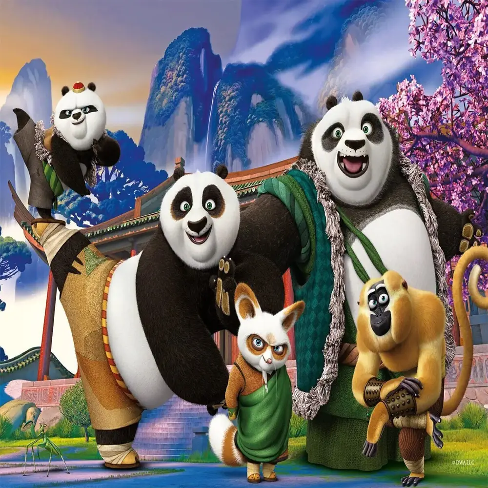 KP 714 KUNG FU PANDA PUZZLE 100 PRÇ 2