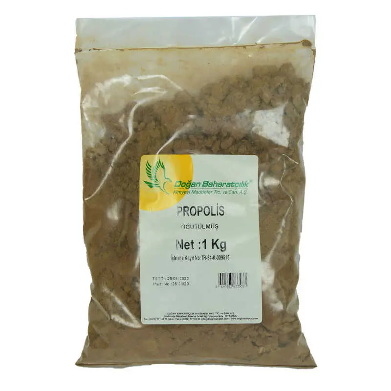 Propolis Ekstrakt Öğütülmüş Toz 1000 Gr Paket 3