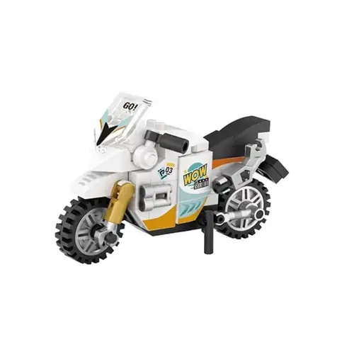 LZ-8624 LOZ MOTORSİKLET 120 PARÇA BLK OYUNCAK MİNİ POŞET