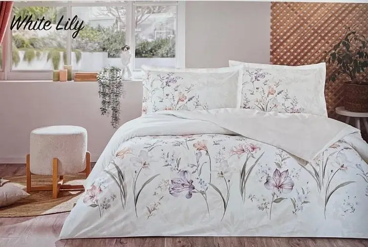 Özdilek Çift Kişilik Ranforce Nevresim Takımı White Lily