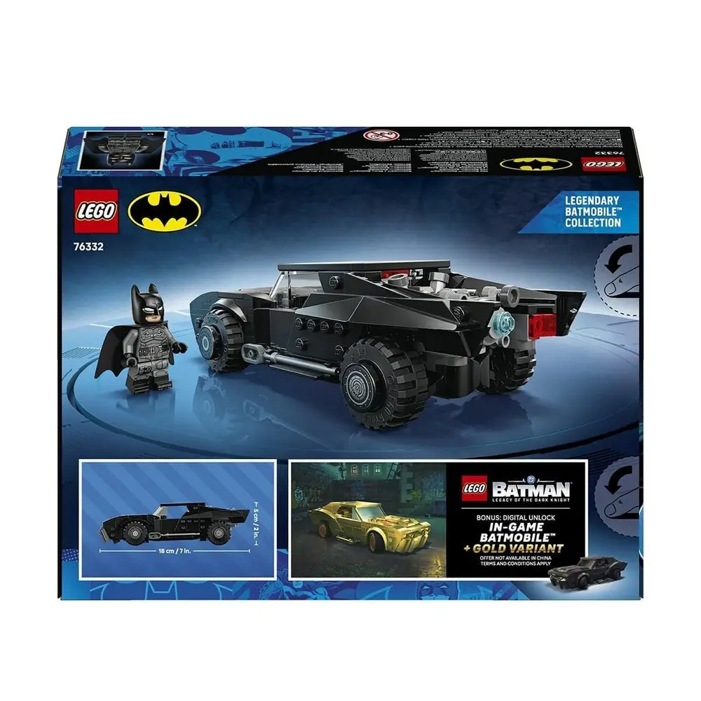 76332 Lego DC Batman Batmobile 330 parça +9 yaş 3