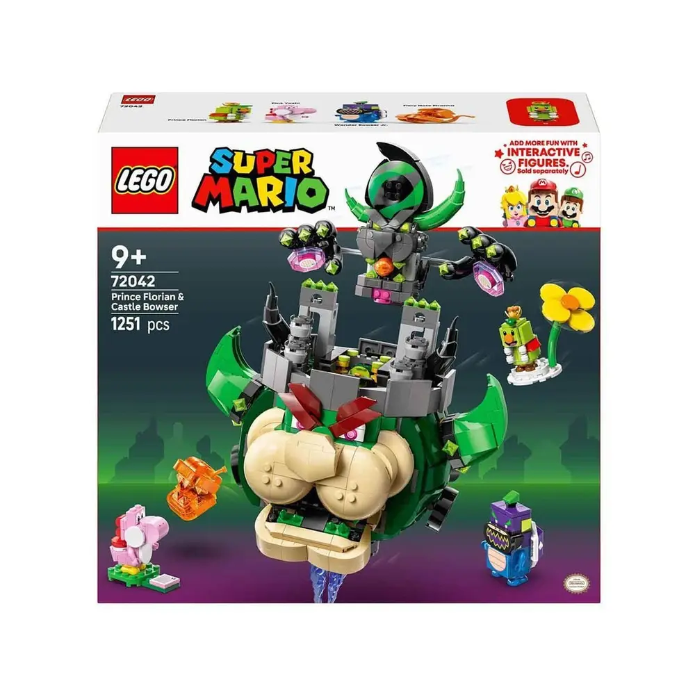 72042 Lego Super Mario - Prince Florian ve Castle Bowser 1251 parça +9 yaş 6