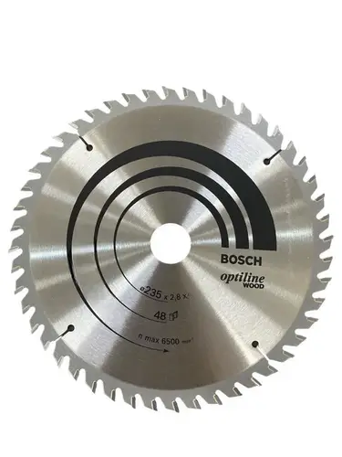 Optiline Wood 235X2,8X30/25 mm 48 Diş Testere