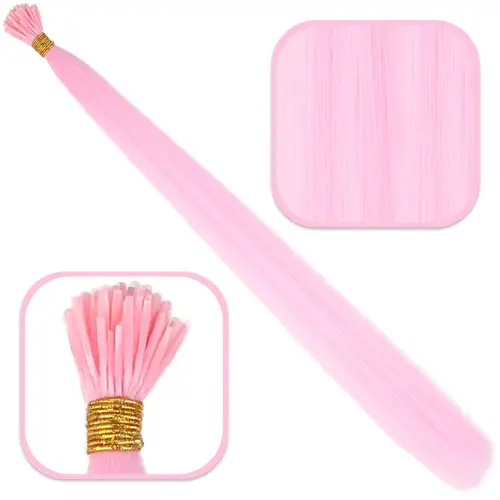 Fiber Sen Boncuk Kaynaklık Renkli  / Şeker Pembe / 100 Adet