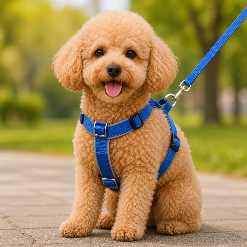 Gezdirme Kayışlı Dokuma Köpek Göğüs Tasma Seti 32*47-110 cm Mi 2