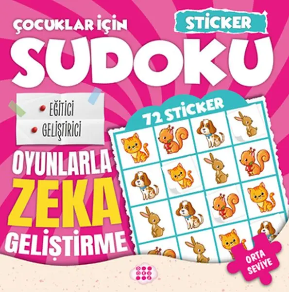 Çuklar için Sudoku - Hediyeli Orta Seviye 1
