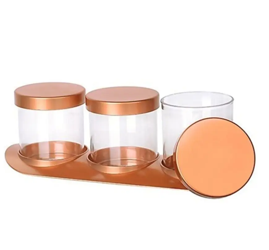 Bronz Baharat Seti Lüx 3lü Set 3