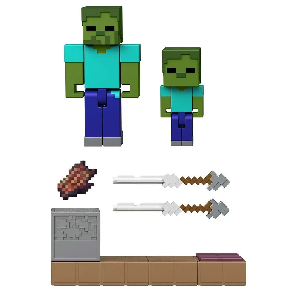 JKK00 HLB21 Minecraft 3.25 inch Redstone Figür ve Mekanizma Setleri 2