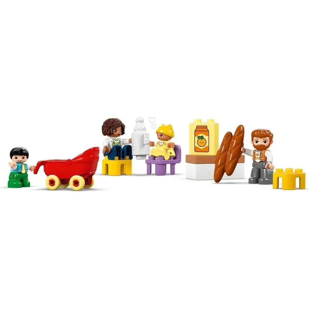 10470 Lego Duplo 3ü1 arada Figürlü Modern Aile Evi 166 parça +2 yaş 3