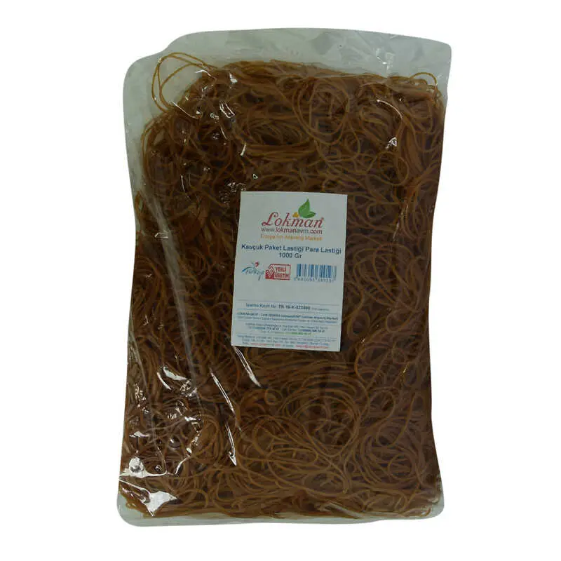 Kauçuk Paket Lastiği Para Lastiği 1000 Gr Paket 3