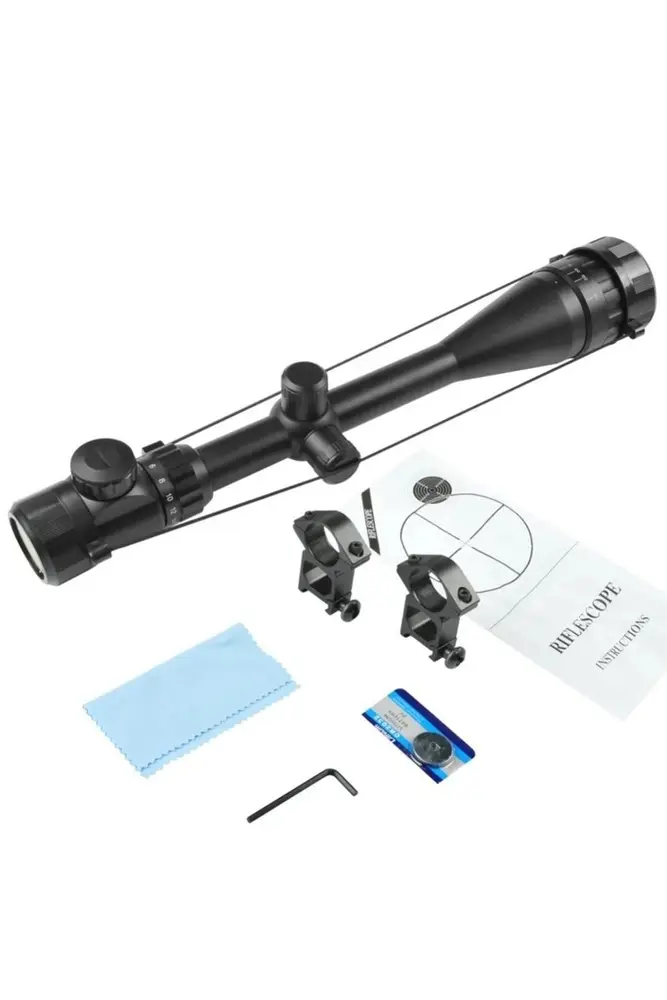 6-24x50 AOE Dürbünü Çift Işık Kırmızı Yeşil Kaynaklı Zoomlu 4