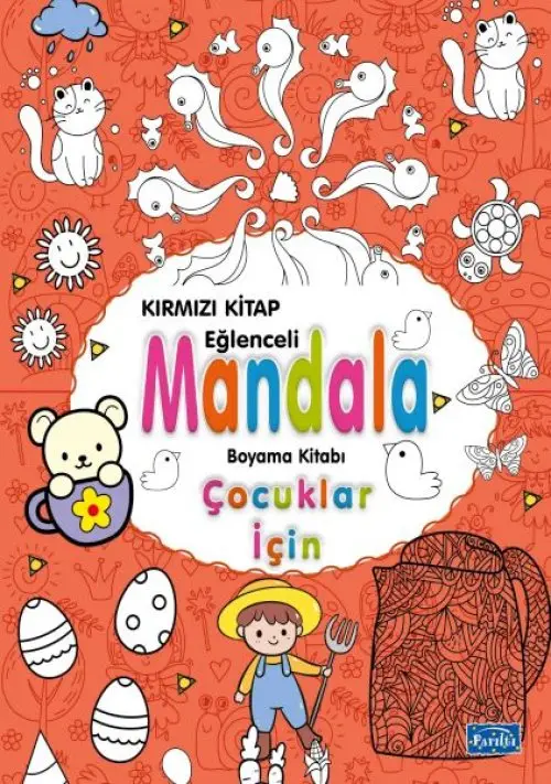 Çuklar İçin Mandala Kırmızı