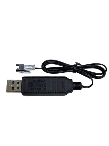 Sertec 3.7V Li-ion SM-2P Soket Oyuncak Batsı USB Şarj Kablosu