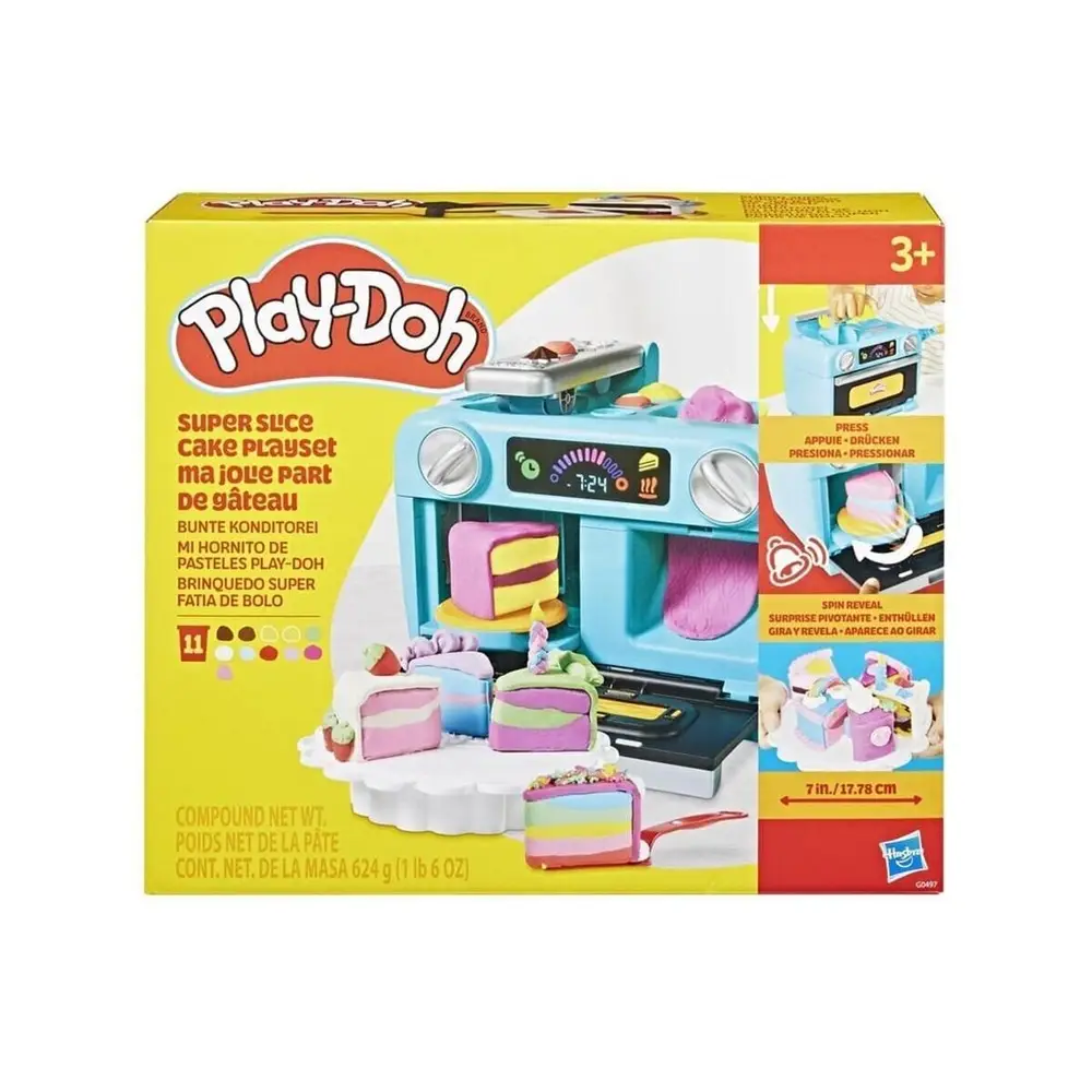 G0497 Play-Doh Süper Dilimli Kek Oyun Seti +3 yaş 4