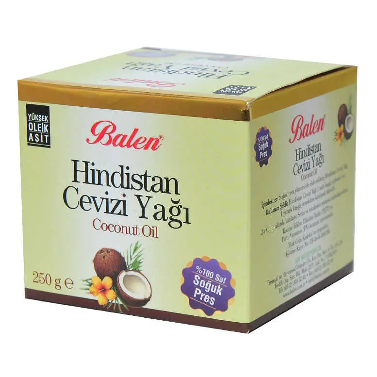 Hindistan Cevizi Yağı Soğuk Pres 250 Gr Cam Şişe 3